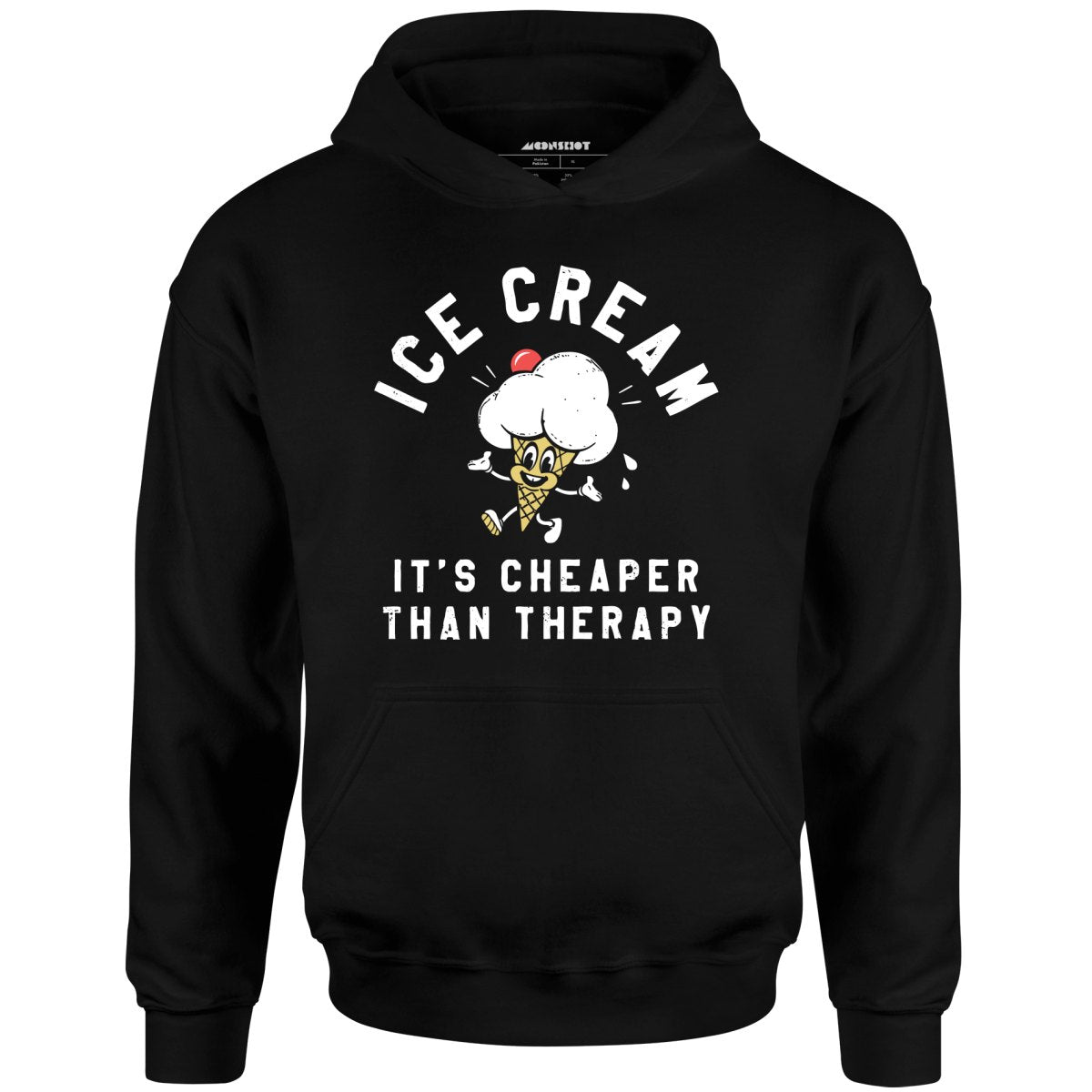 Ice Cream It's Cheaper Than Therapy - Unisex Hoodie