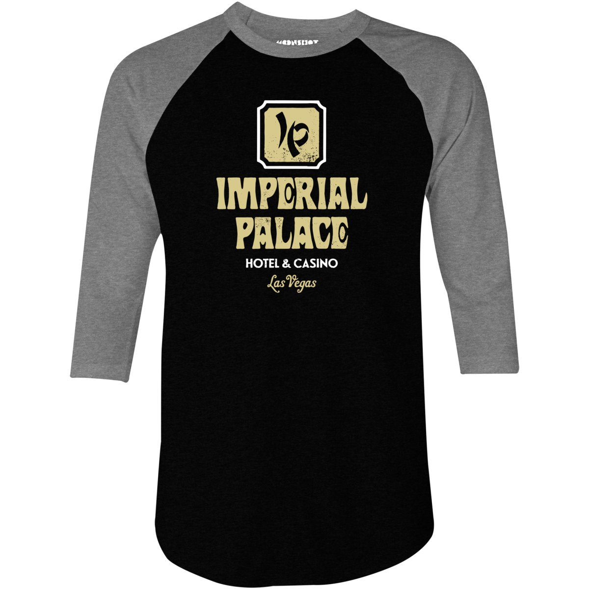 Imperial Palace Hotel & Casino - Vintage Las Vegas - 3/4 Sleeve Raglan T-Shirt