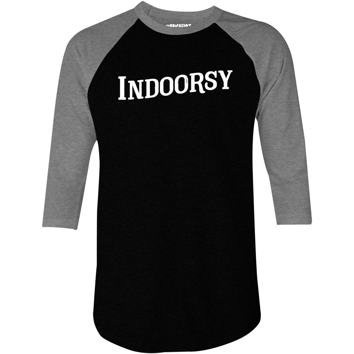 Indoorsy - 3/4 Sleeve Raglan T-Shirt