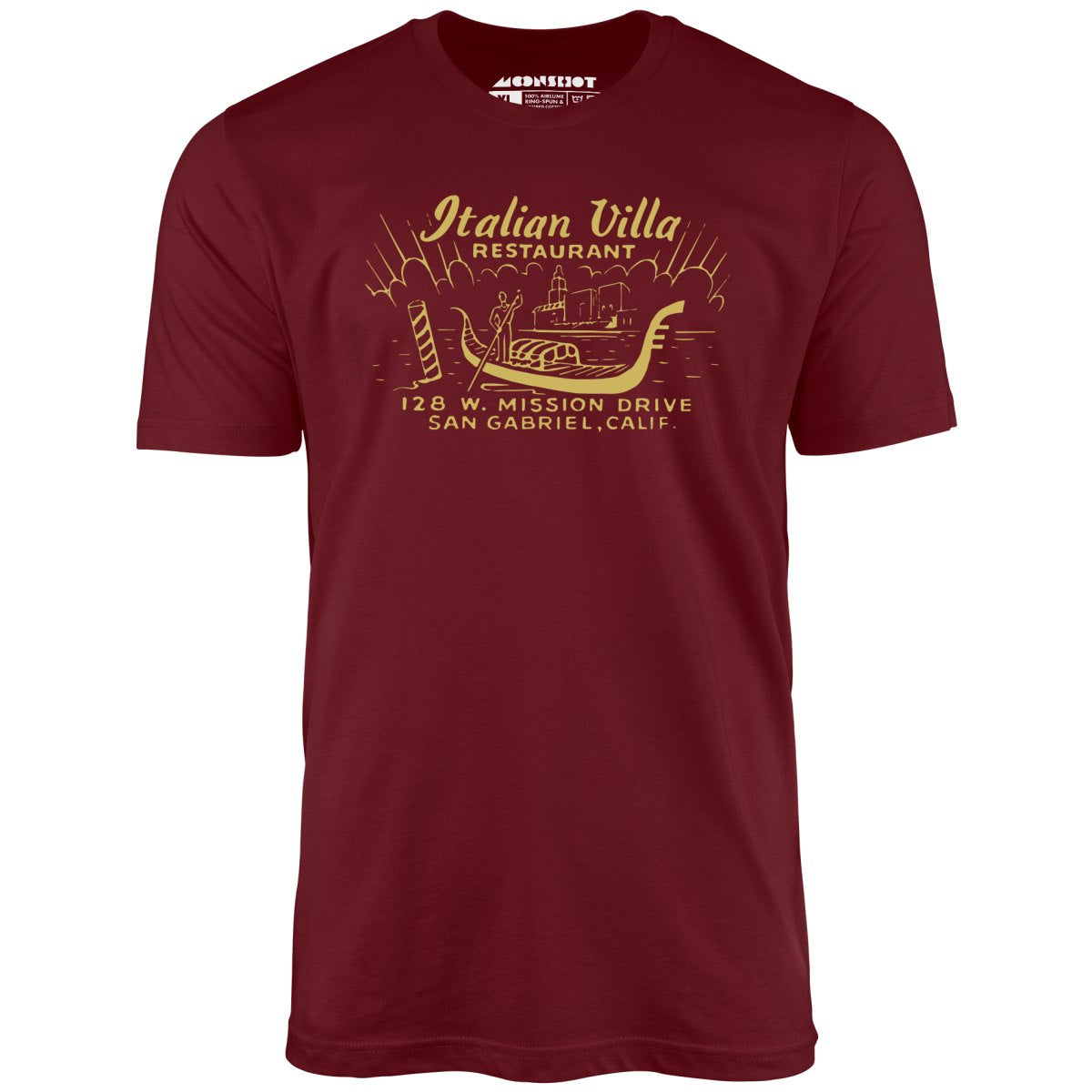 Italian Villa - San Gabriel, CA - Vintage Restaurant - Unisex T-Shirt