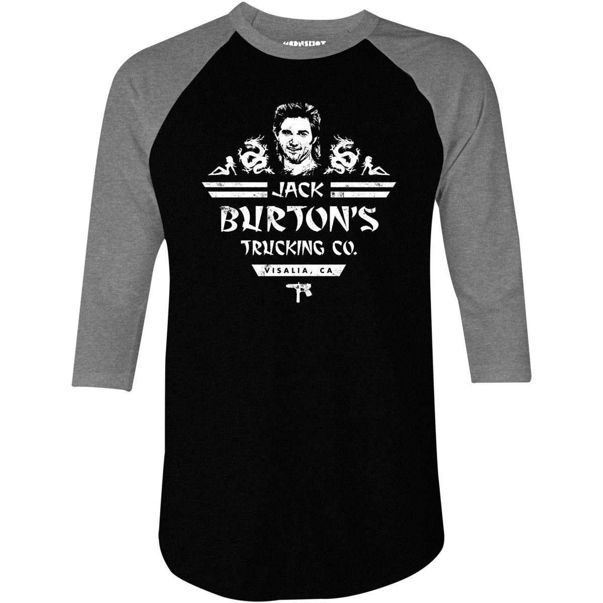 Jack Burton's Trucking Co. - 3/4 Sleeve Raglan T-Shirt