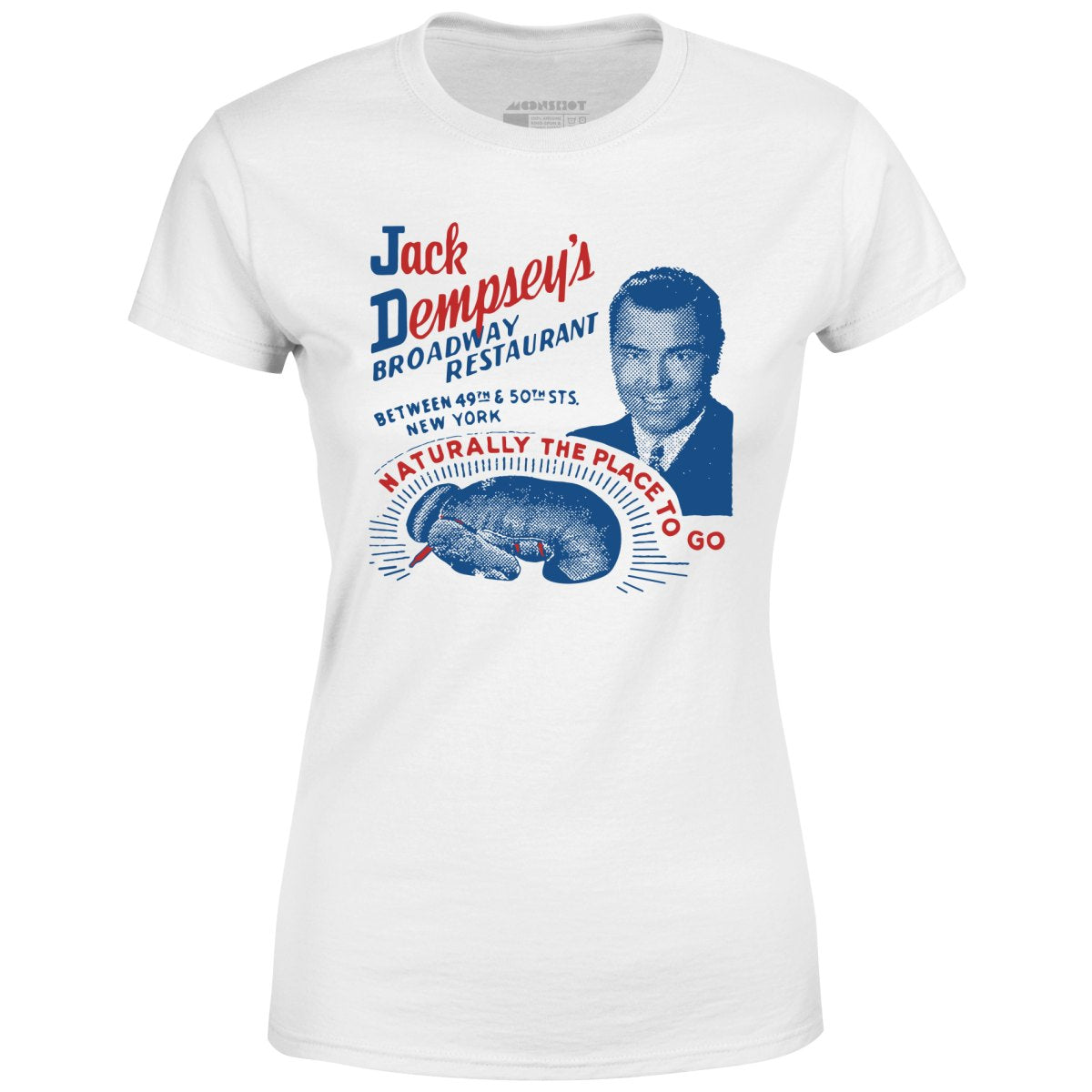 Jack Dempsey's v1 - Manhattan, NY - Vintage Restaurant - Women's T-Shirt