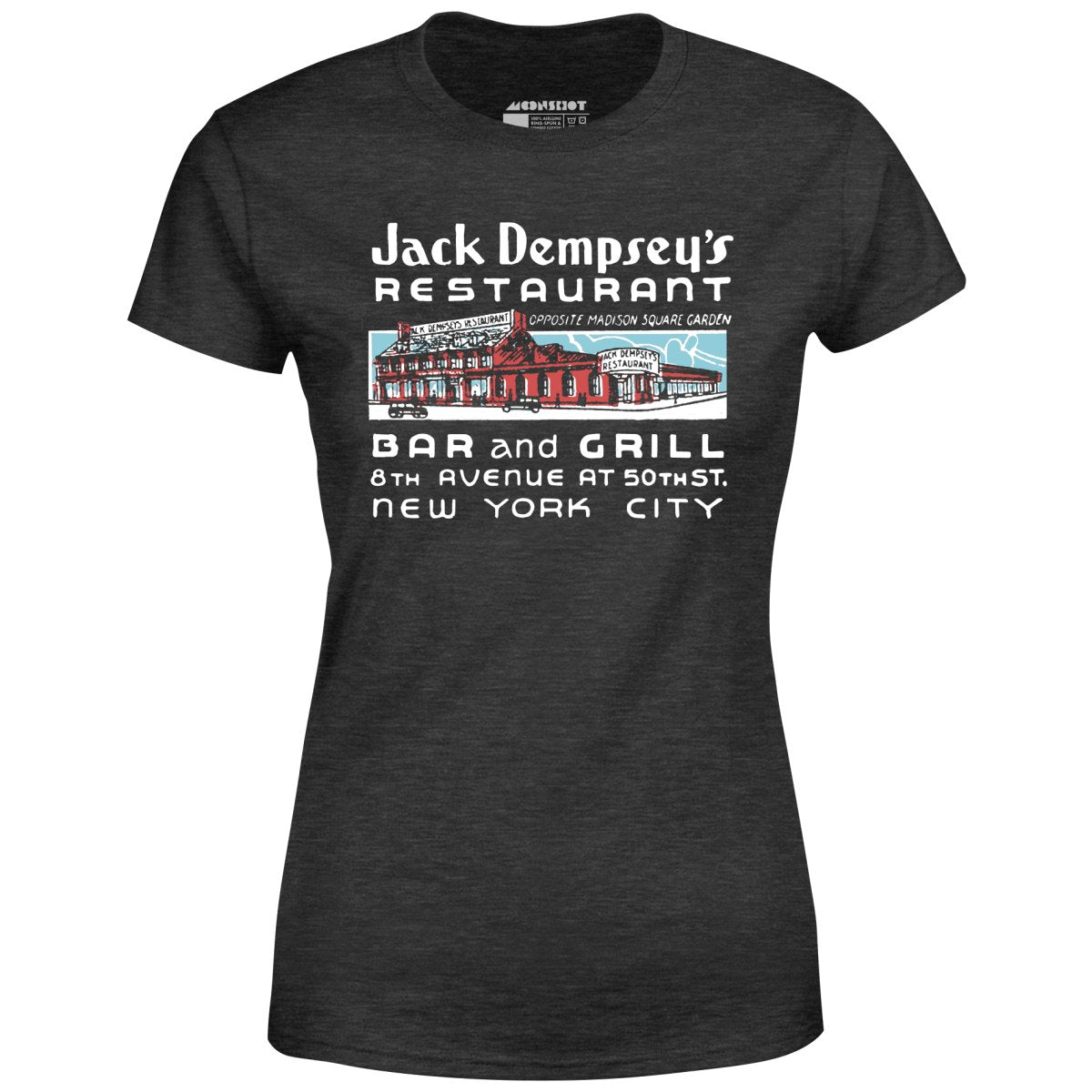 Jack Dempsey's v2 - Manhattan, NY - Vintage Restaurant - Women's T-Shirt