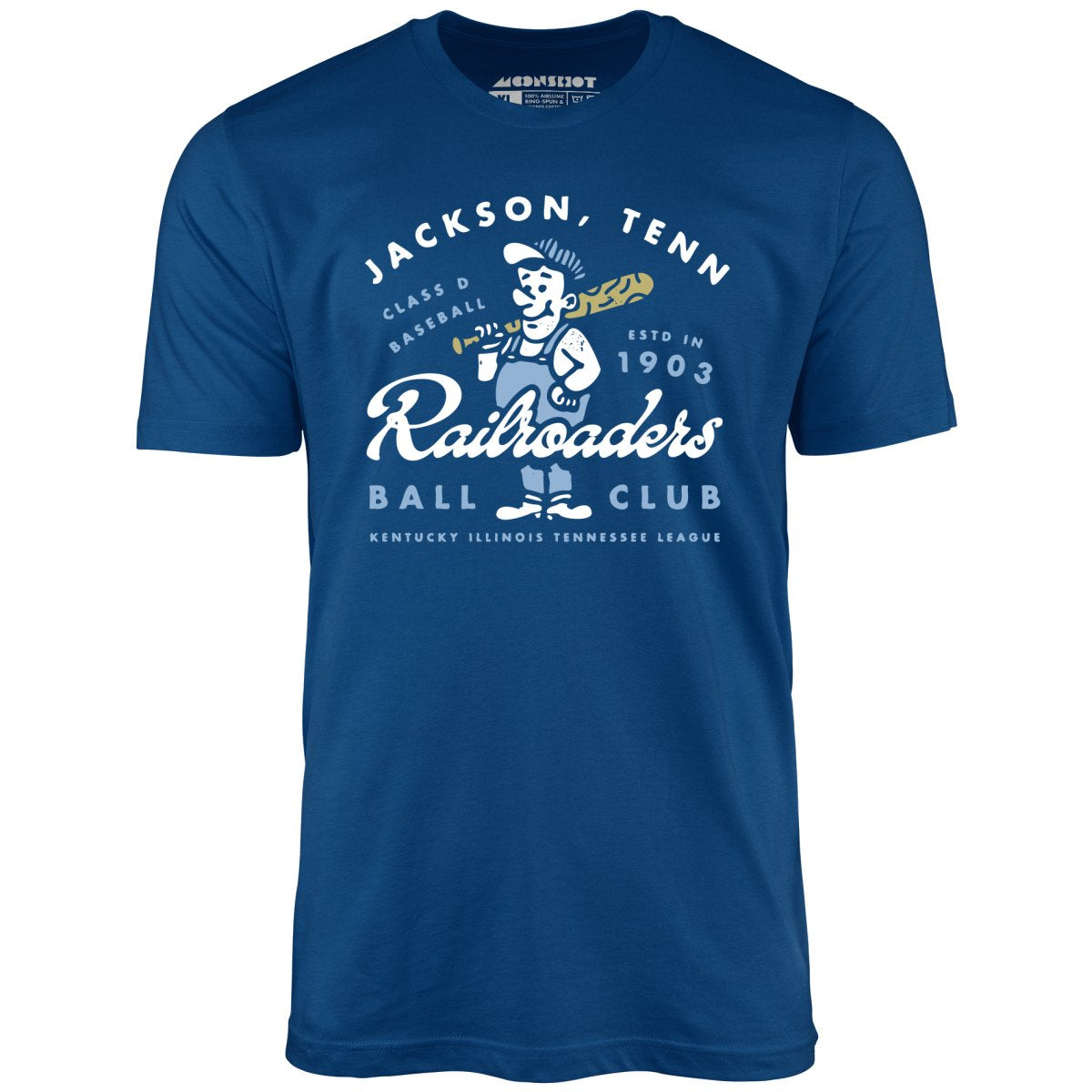 Jackson Railroaders - Tennessee - Vintage Defunct Baseball Teams - Unisex T-Shirt