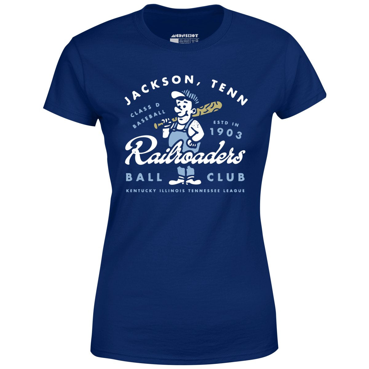 Jackson Railroaders - Tennessee - Vintage Defunct Baseball Teams - Women's T-Shirt