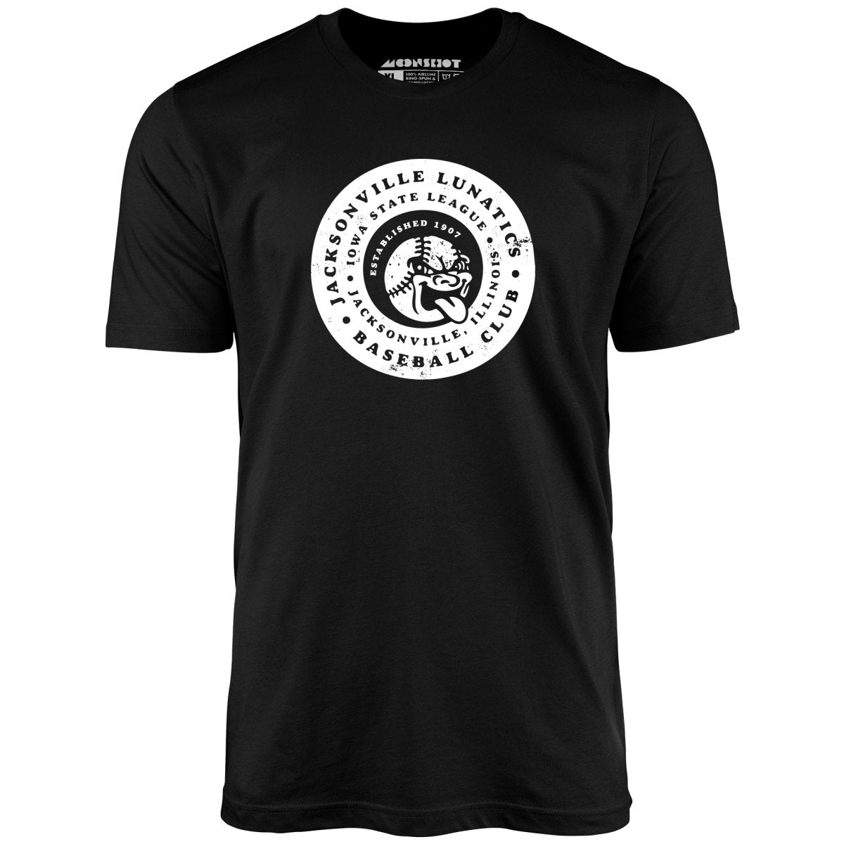 Jacksonville Lunatics - Illinois - Vintage Defunct Baseball Teams - Unisex T-Shirt