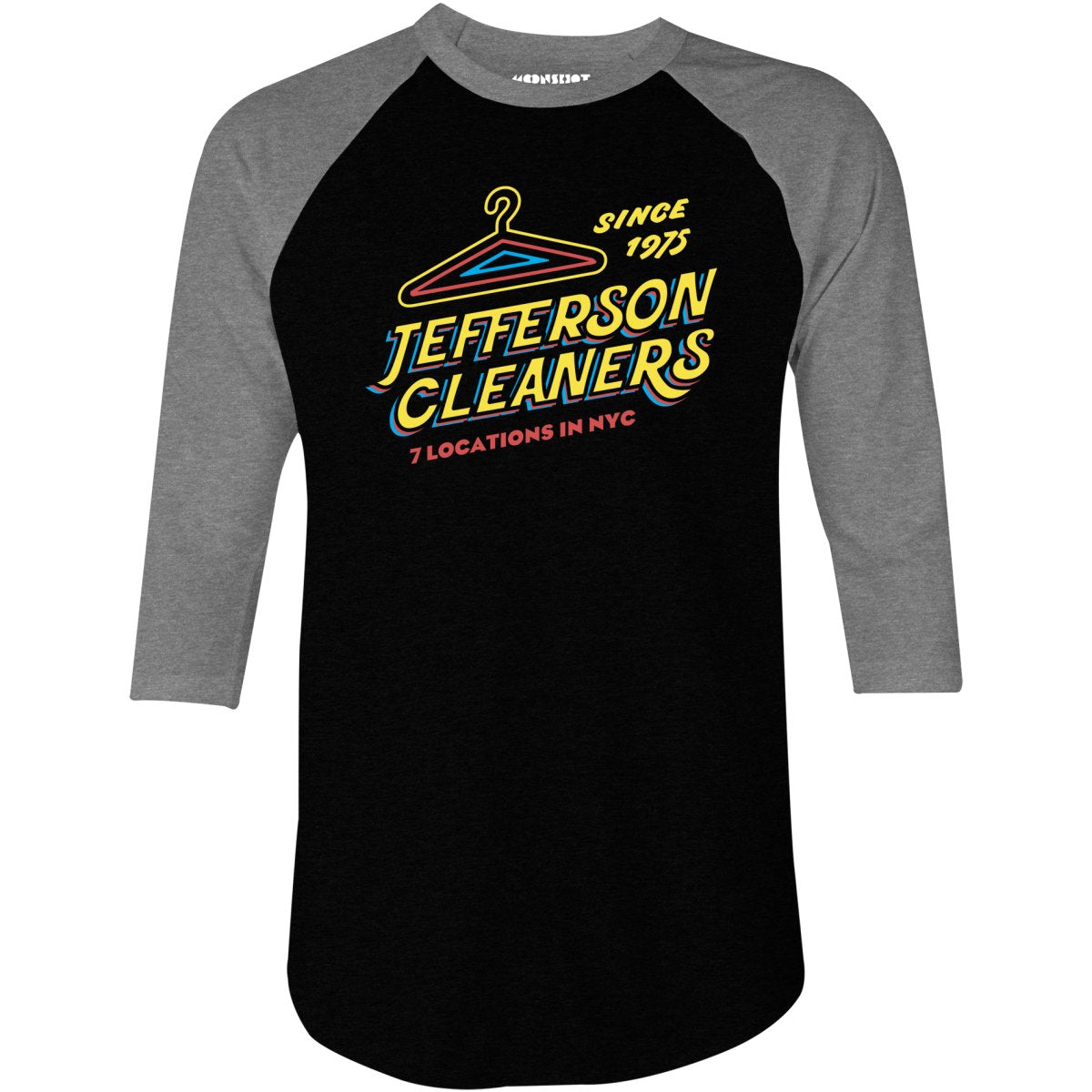 Jefferson Cleaners - 3/4 Sleeve Raglan T-Shirt