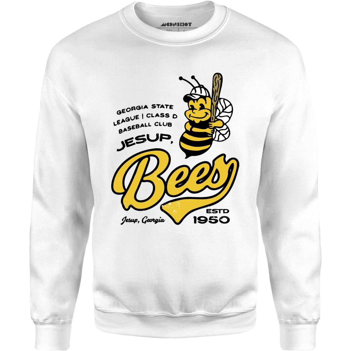 Jesup Bees - Georgia - Vintage Defunct Baseball Teams - Unisex Sweatshirt