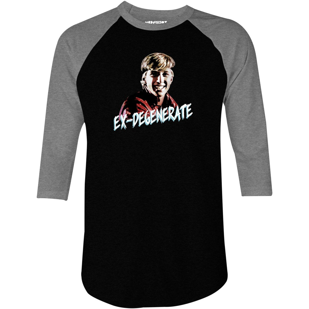 Johnny Lawrence - Ex-Degenerate - 3/4 Sleeve Raglan T-Shirt