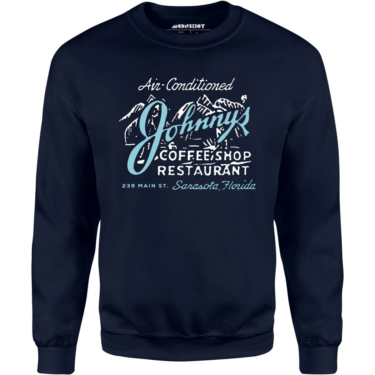 Johnny's - Sarasota, FL - Vintage Restaurant - Unisex Sweatshirt