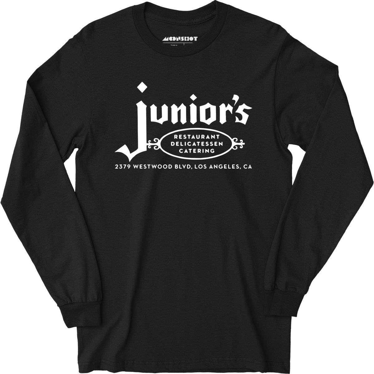 Junior's Delicatessen - Los Angeles, CA - Vintage Restaurant - Long Sleeve T-Shirt