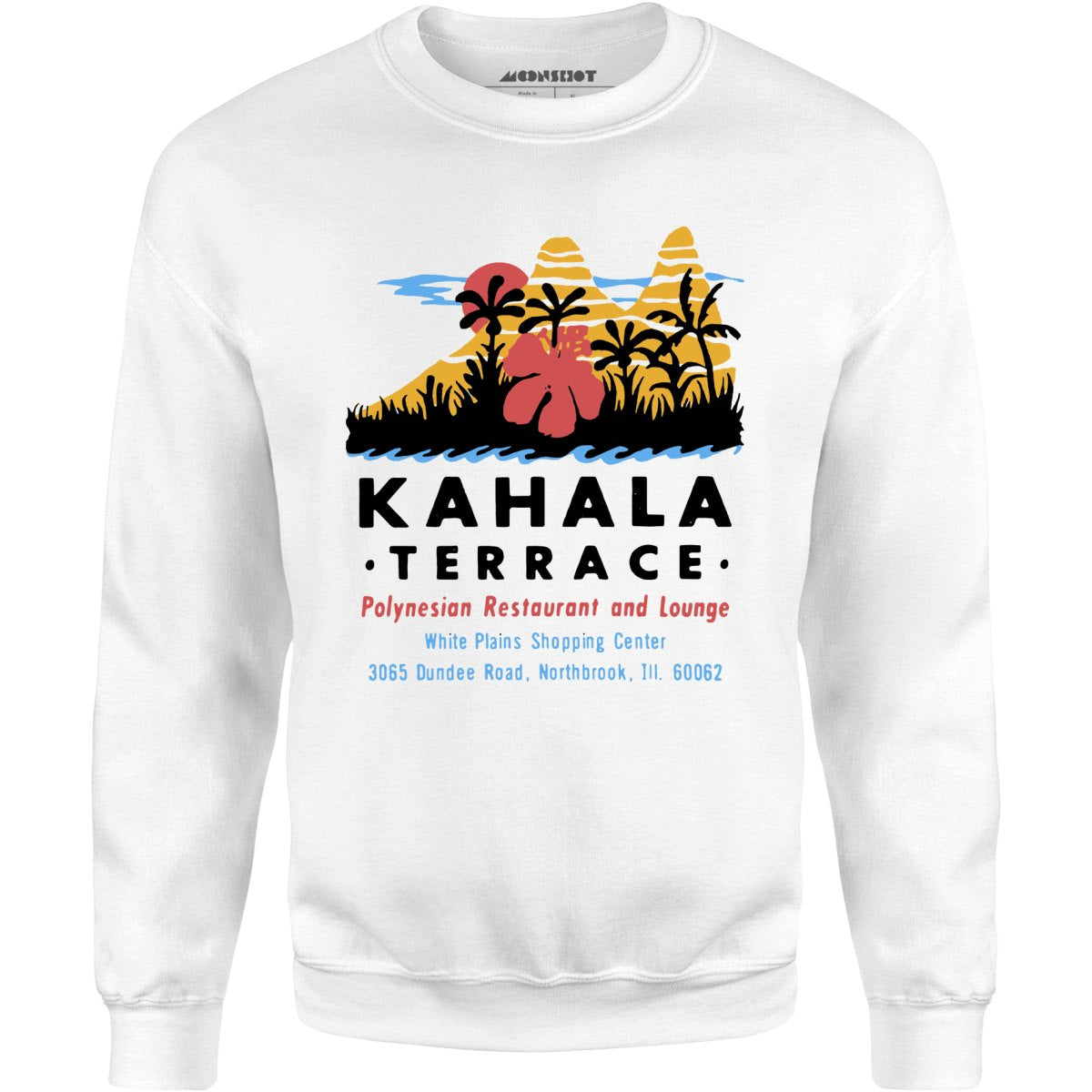 Kahala Terrace - Northbrook, Il - Vintage Tiki Bar - Unisex Sweatshirt
