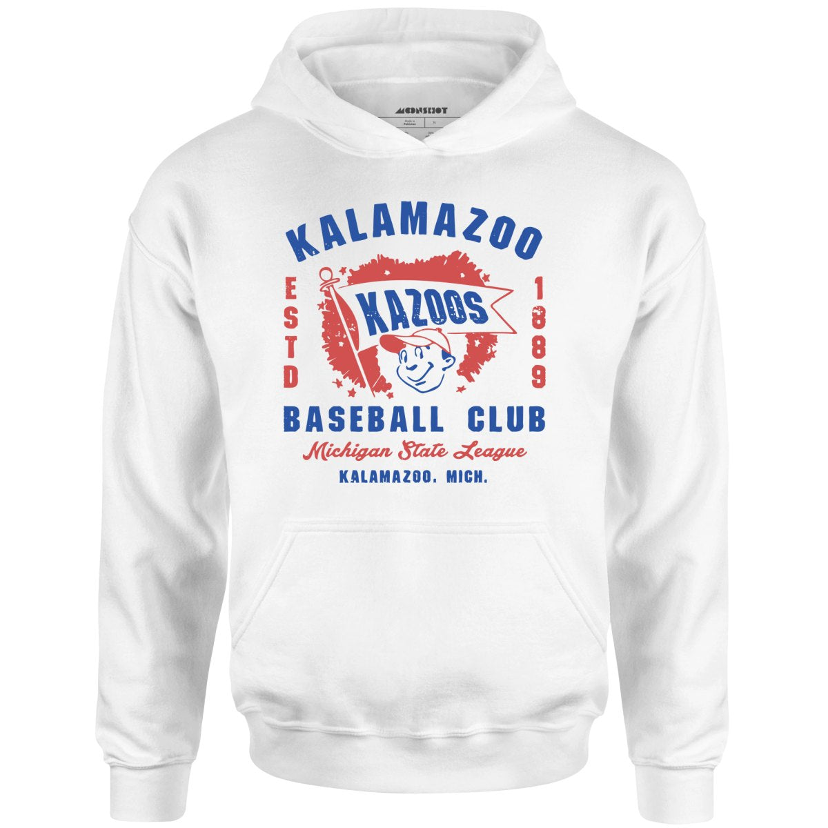 Kalamazoo Kazoos - Michigan - Vintage Defunct Baseball Teams - Unisex Hoodie