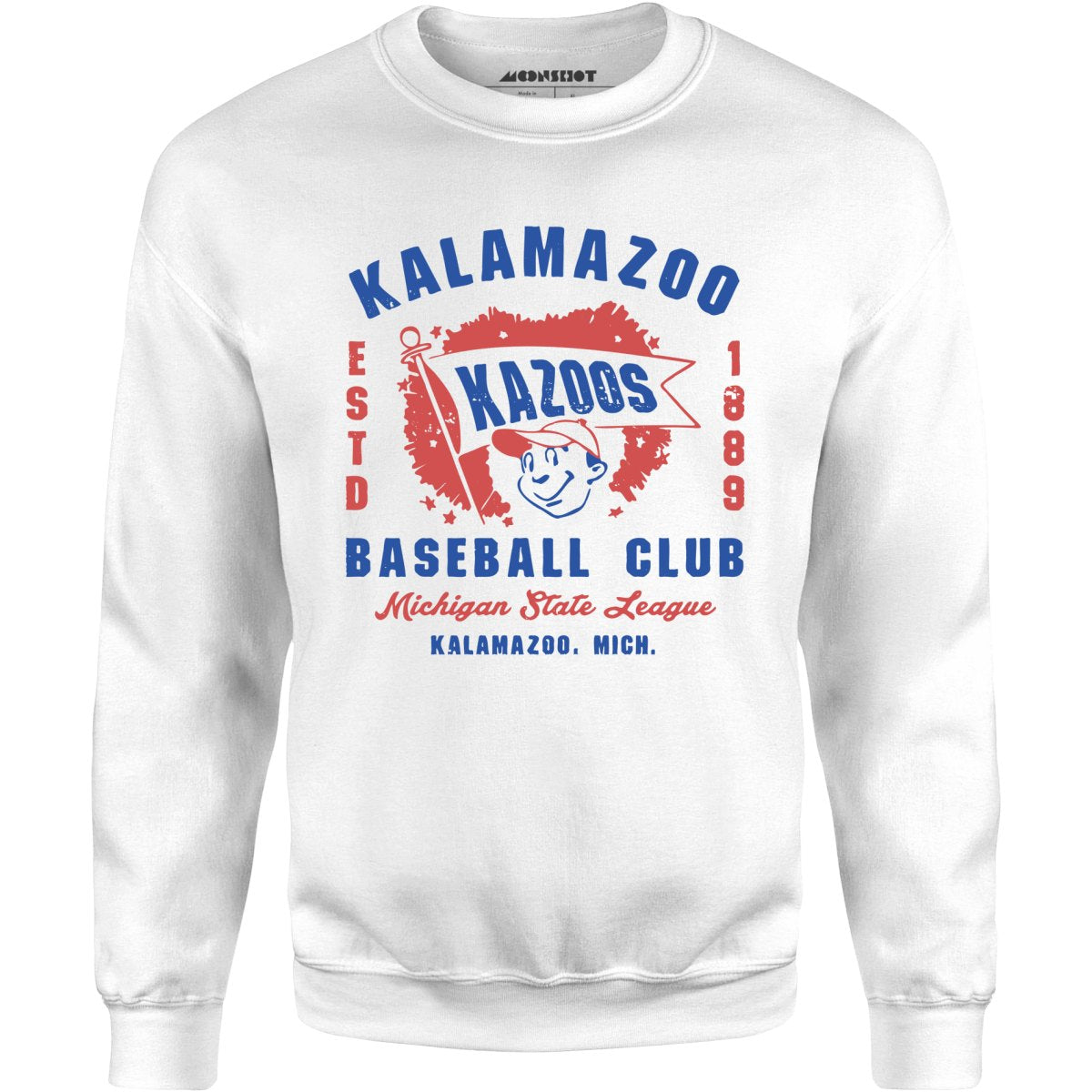 Kalamazoo Kazoos - Michigan - Vintage Defunct Baseball Teams - Unisex Sweatshirt