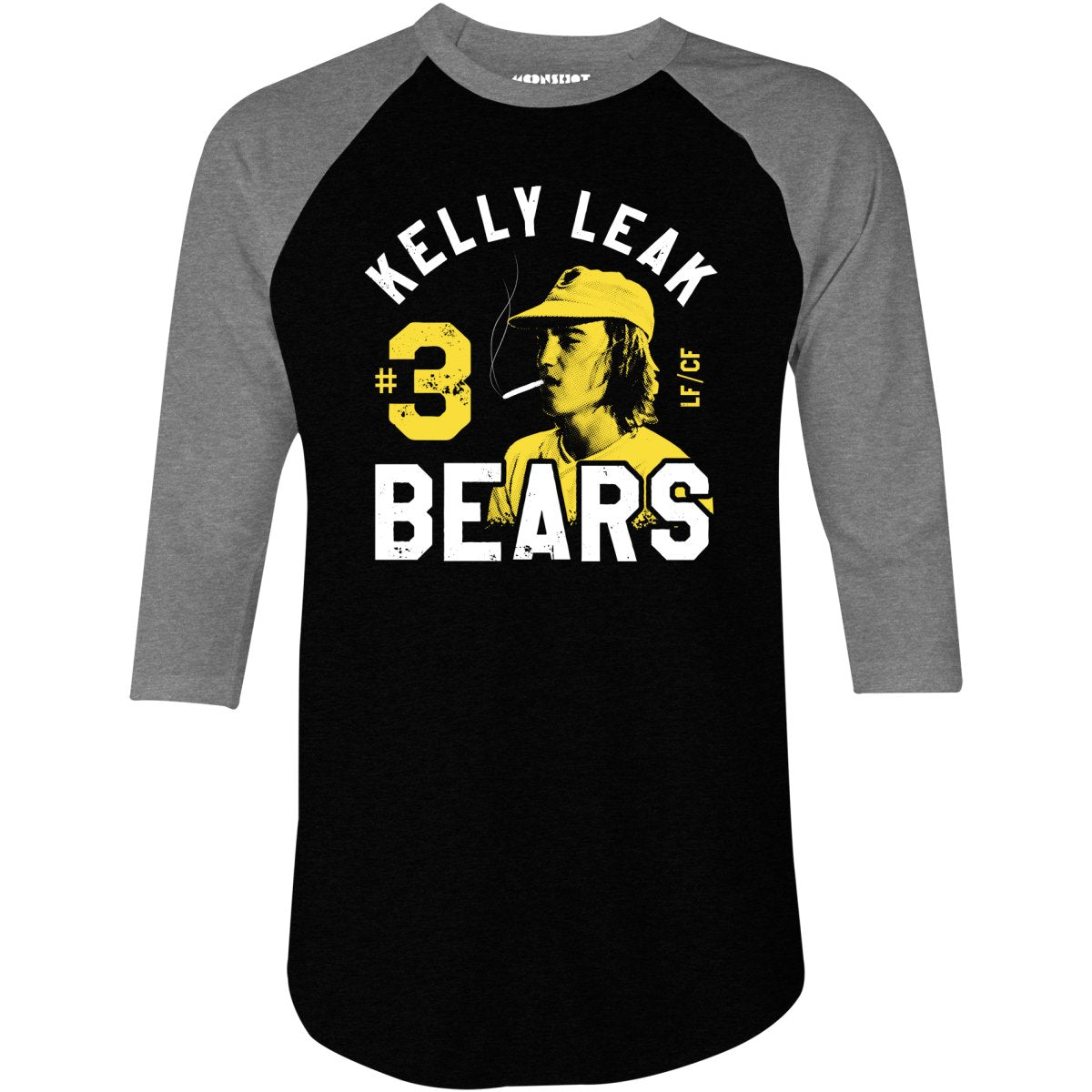 Kelly Leak #3 Bears - 3/4 Sleeve Raglan T-Shirt