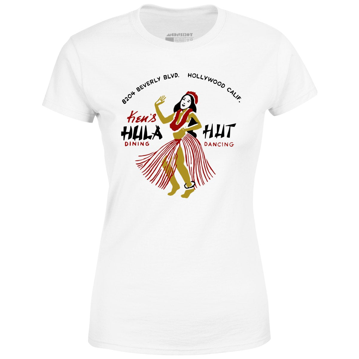 Ken's Hula Hut - Hollywood, CA - Vintage Tiki Bar - Women's T-Shirt