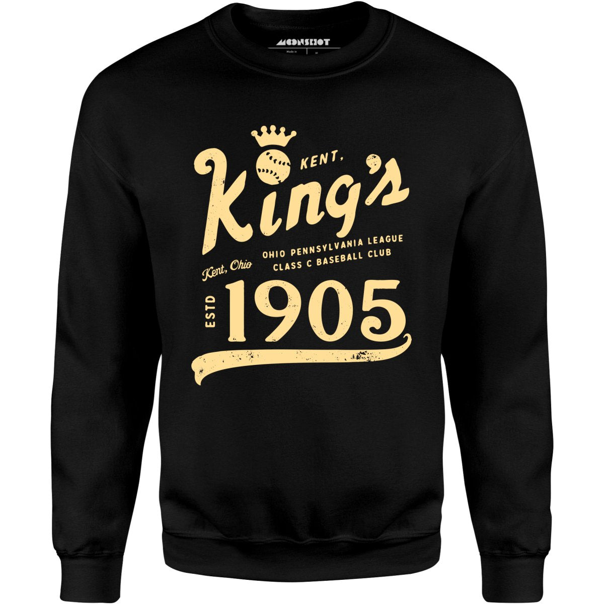 Kent Kings - Ohio - Vintage Defunct Baseball Teams - Unisex Sweatshirt