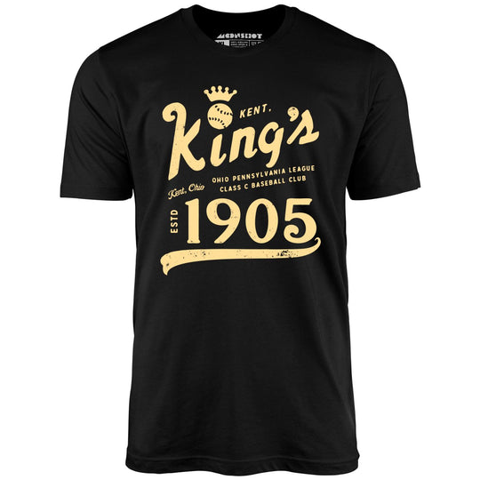 Kent Kings - Ohio - Vintage Defunct Baseball Teams - Black - Full Front