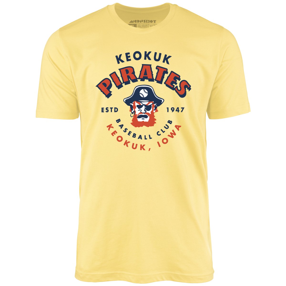 Keokuk Pirates - Iowa - Vintage Defunct Baseball Teams - Unisex T-Shirt