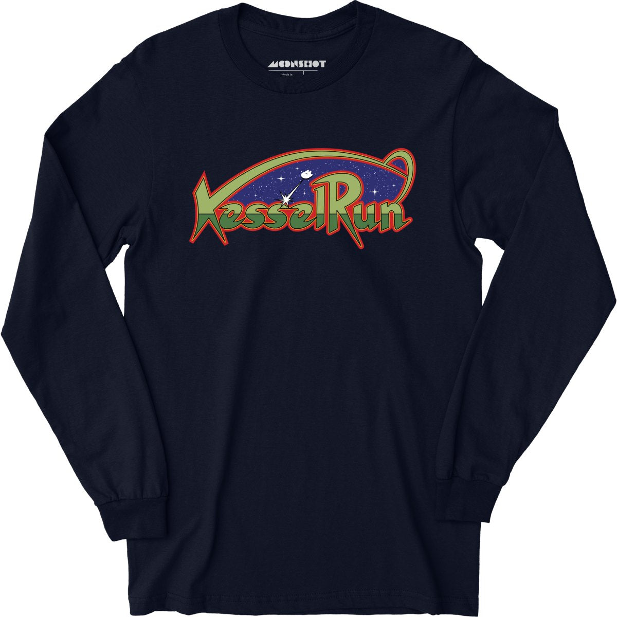 Kessel Run Galaga Mashup Parody - Long Sleeve T-Shirt