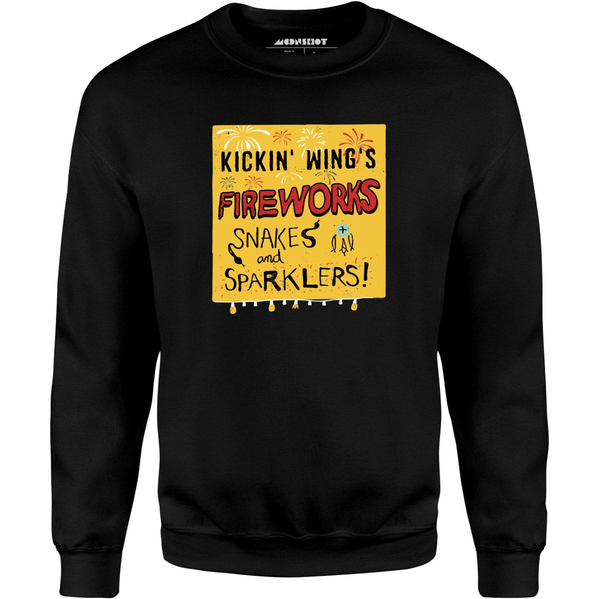 Kickin' Wing's Fireworks Snakes & Sparklers - Unisex Sweatshirt
