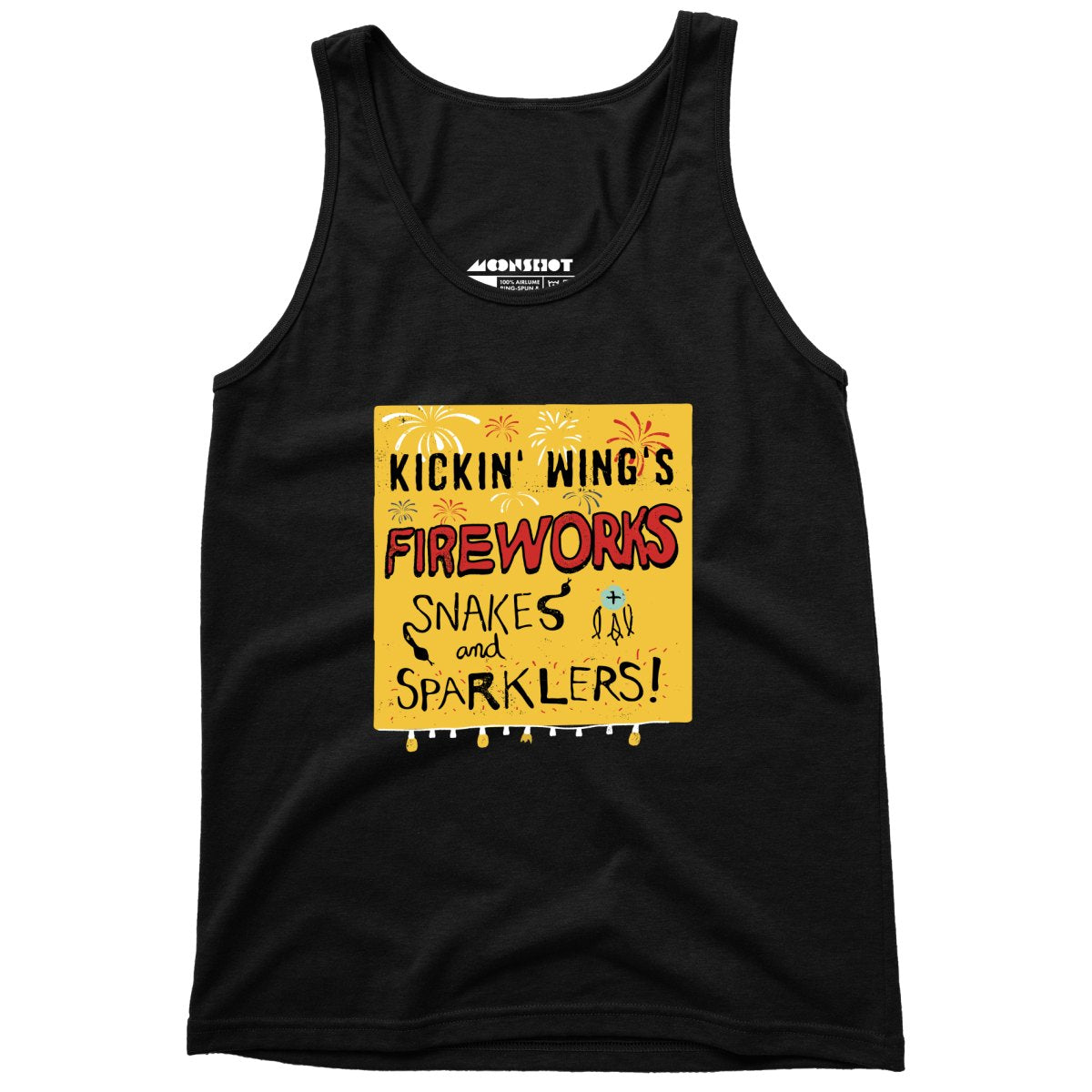 Kickin' Wing's Fireworks Snakes & Sparklers - Unisex Tank Top