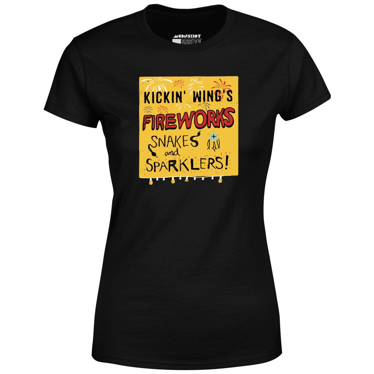 Kickin' Wing's Fireworks Snakes & Sparklers - Women's T-Shirt
