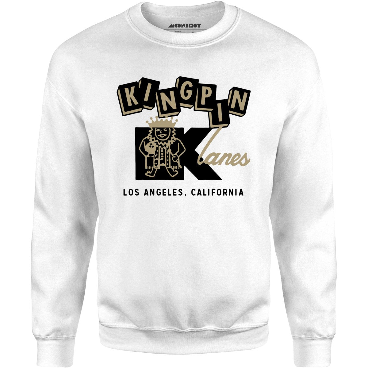 Kingpin Lanes - Los Angeles, CA - Vintage Bowling Alley - Unisex Sweatshirt