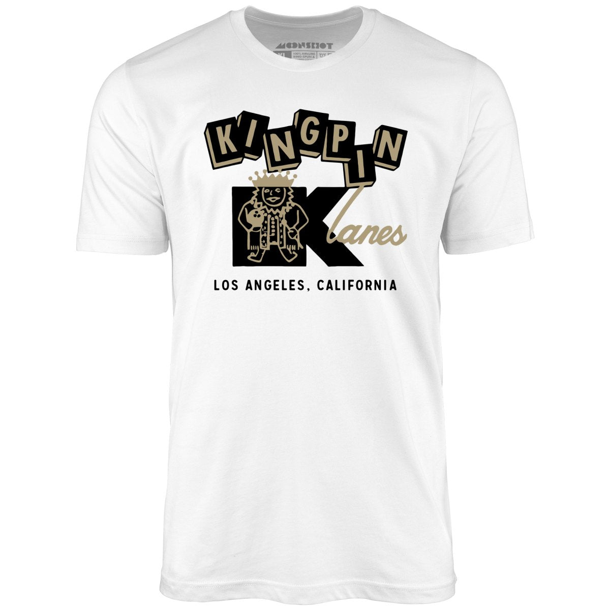 Kingpin Lanes - Los Angeles, CA - Vintage Bowling Alley - Unisex T-Shirt
