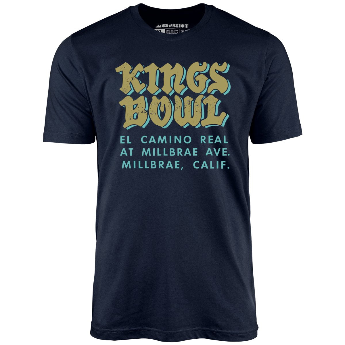 Kings Bowl - Millbrae, CA - Vintage Bowling Alley - Unisex T-Shirt