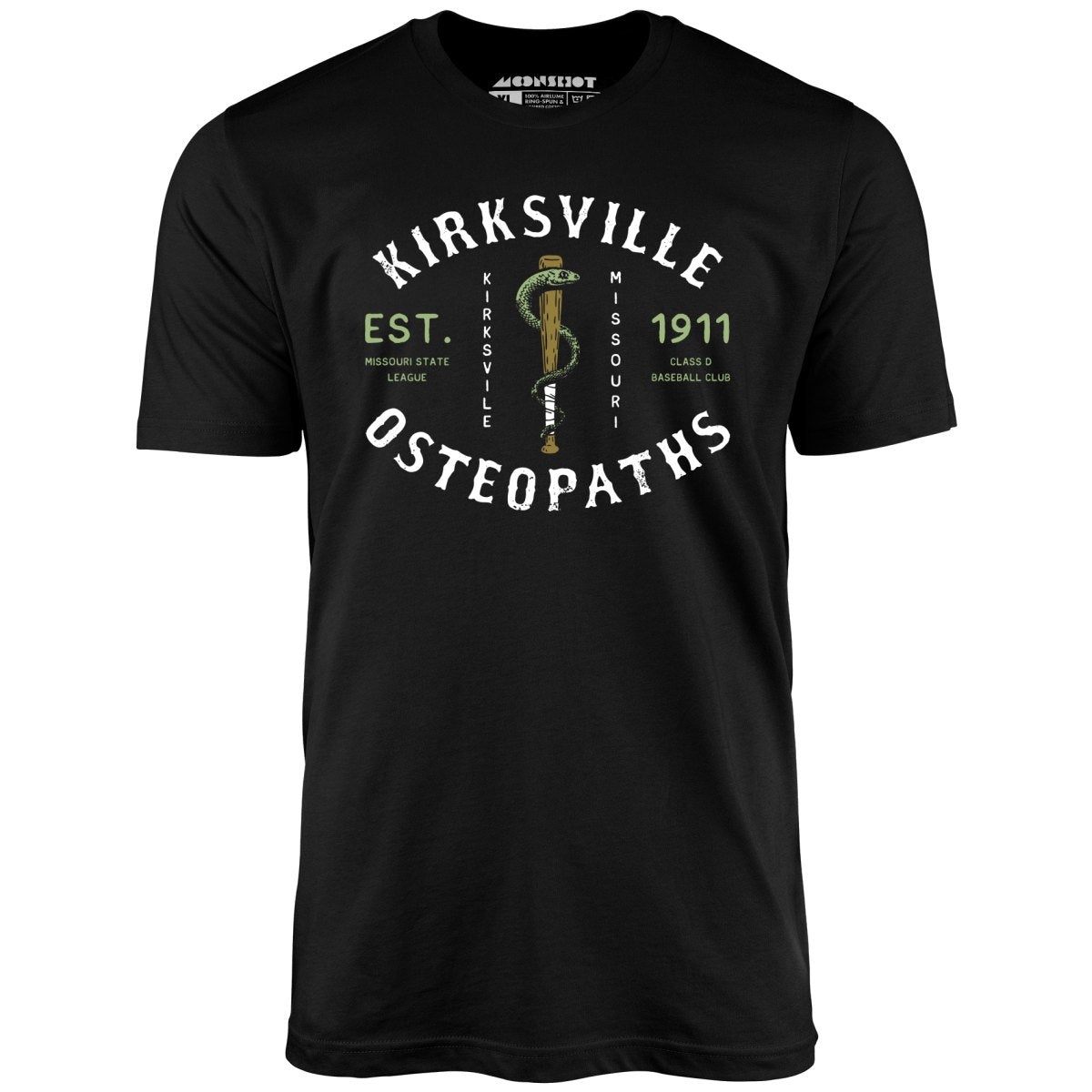 Kirksville Osteopaths - Missouri - Vintage Defunct Baseball Teams - Unisex T-Shirt