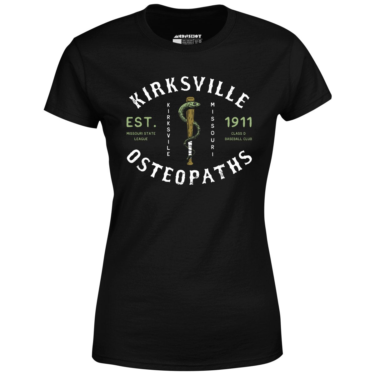 Kirksville Osteopaths - Missouri - Vintage Defunct Baseball Teams - Women's T-Shirt