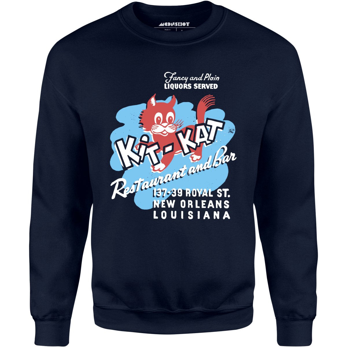 Kit-Kat - New Orleans, LA - Vintage Restaurant - Unisex Sweatshirt