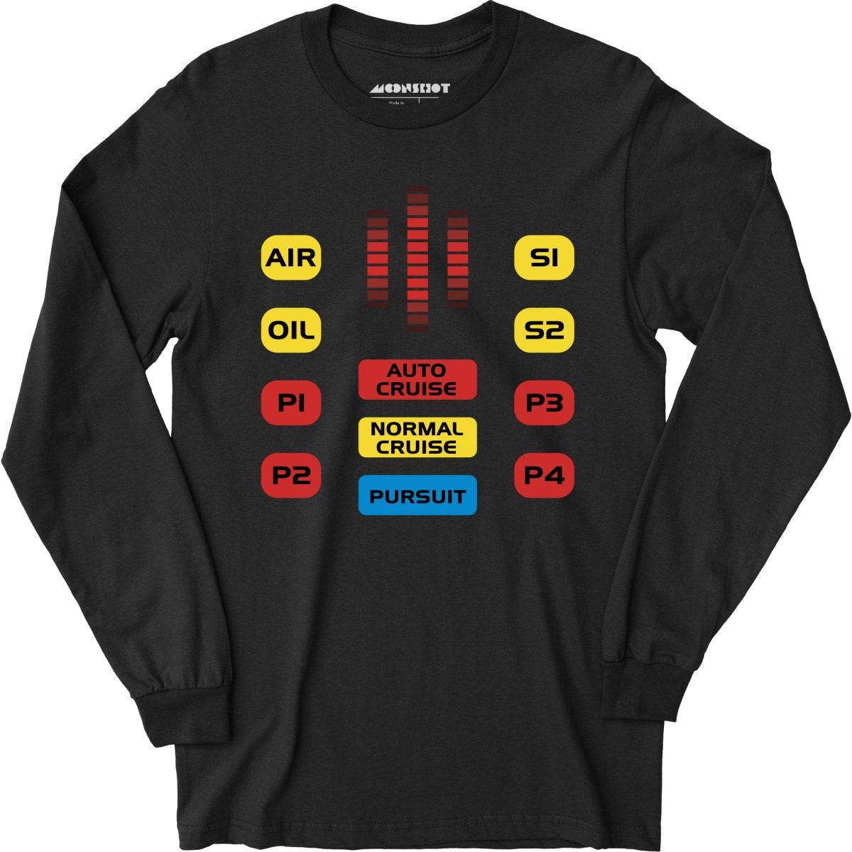 Knight Rider KITT Console - Long Sleeve T-Shirt