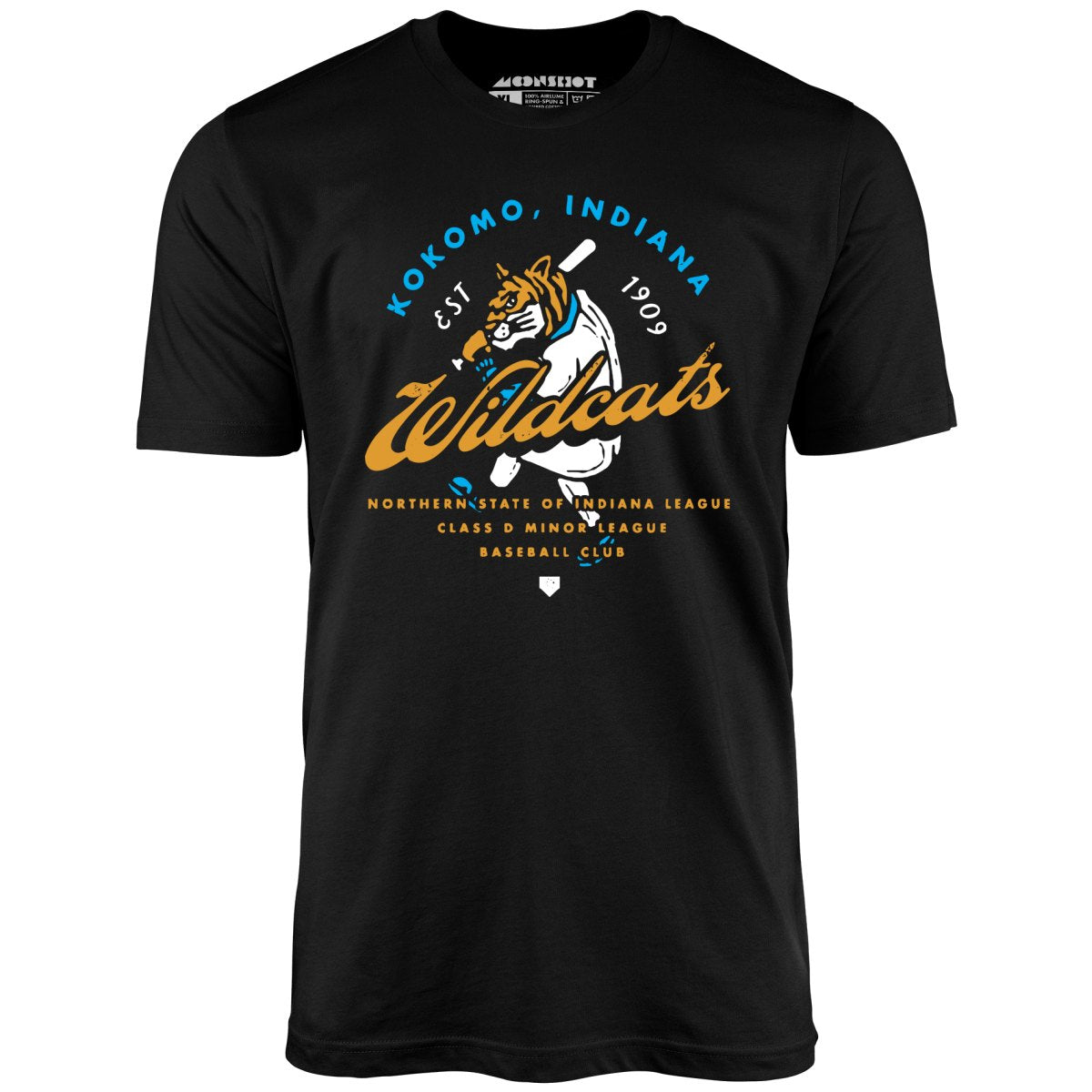 Kokomo Wildcats - Indiana - Vintage Defunct Baseball Teams - Unisex T-Shirt