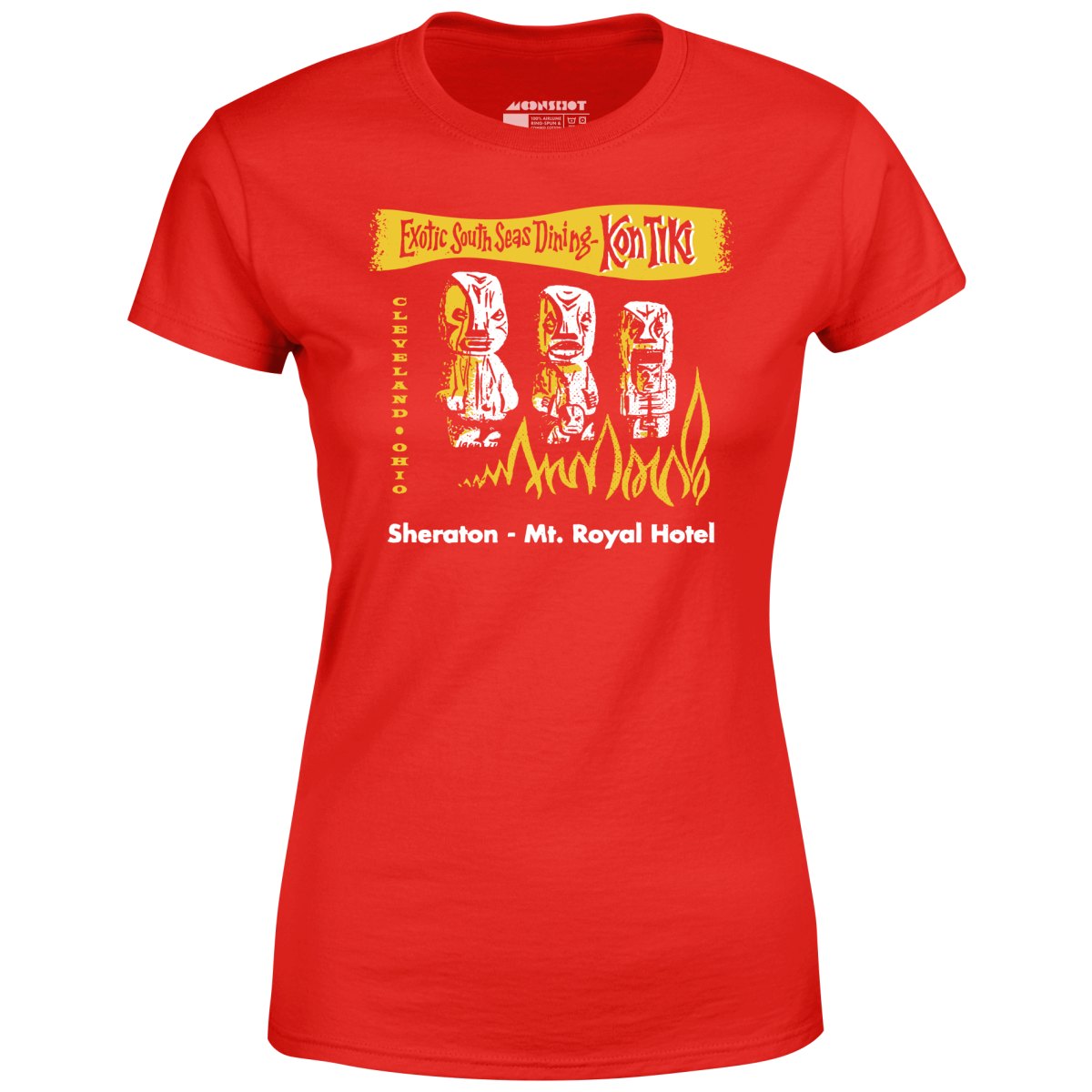 Kon Tiki v2 - Cleveland, OH - Vintage Tiki Bar - Women's T-Shirt