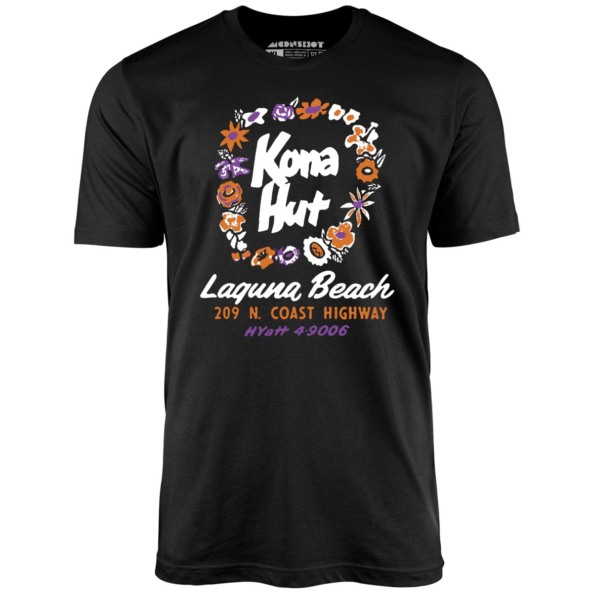 Kona Hut - Laguna Beach, CA - Vintage Tiki Bar - Unisex T-Shirt