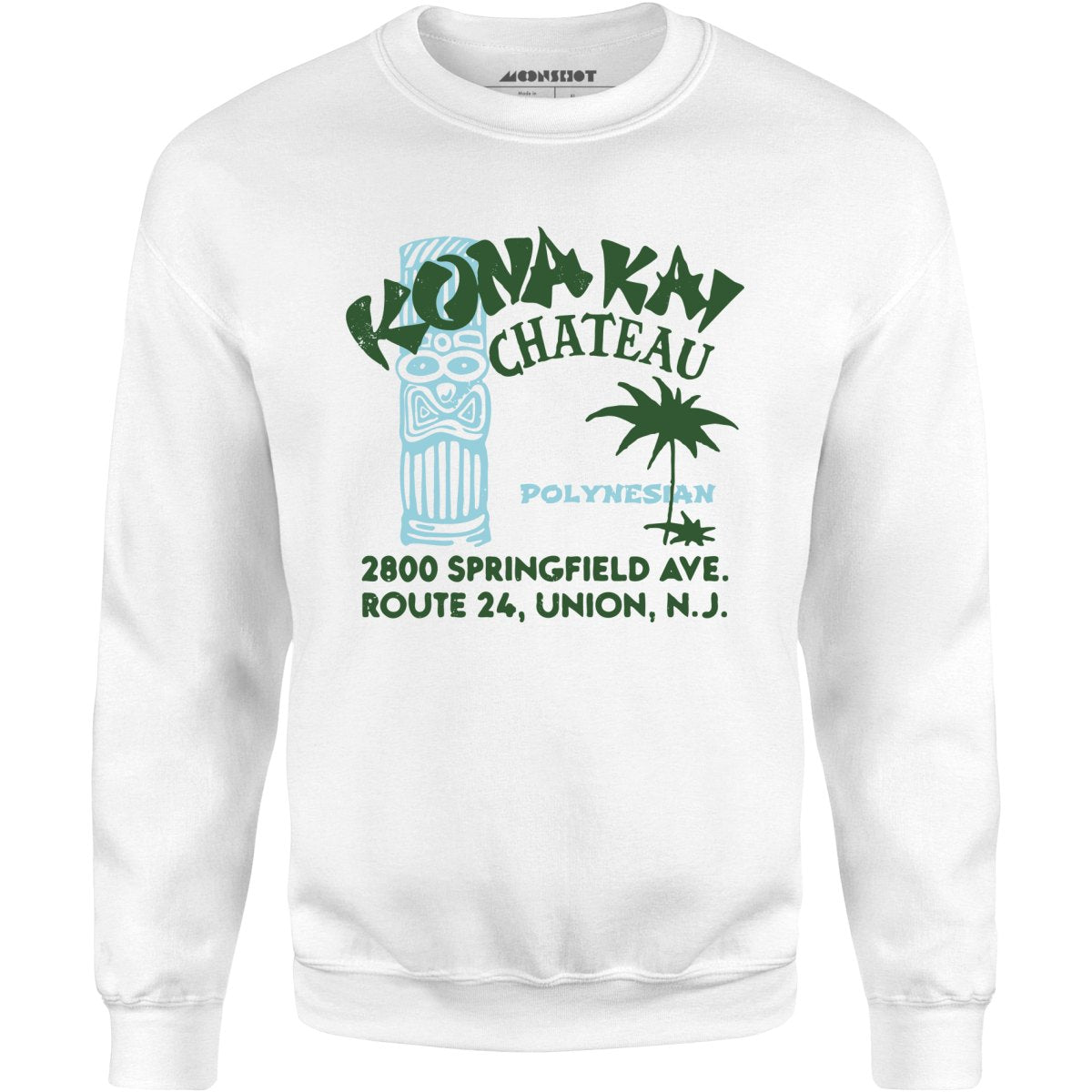 Kona Kai Chateu - Union, NJ - Vintage Tiki Bar - Unisex Sweatshirt