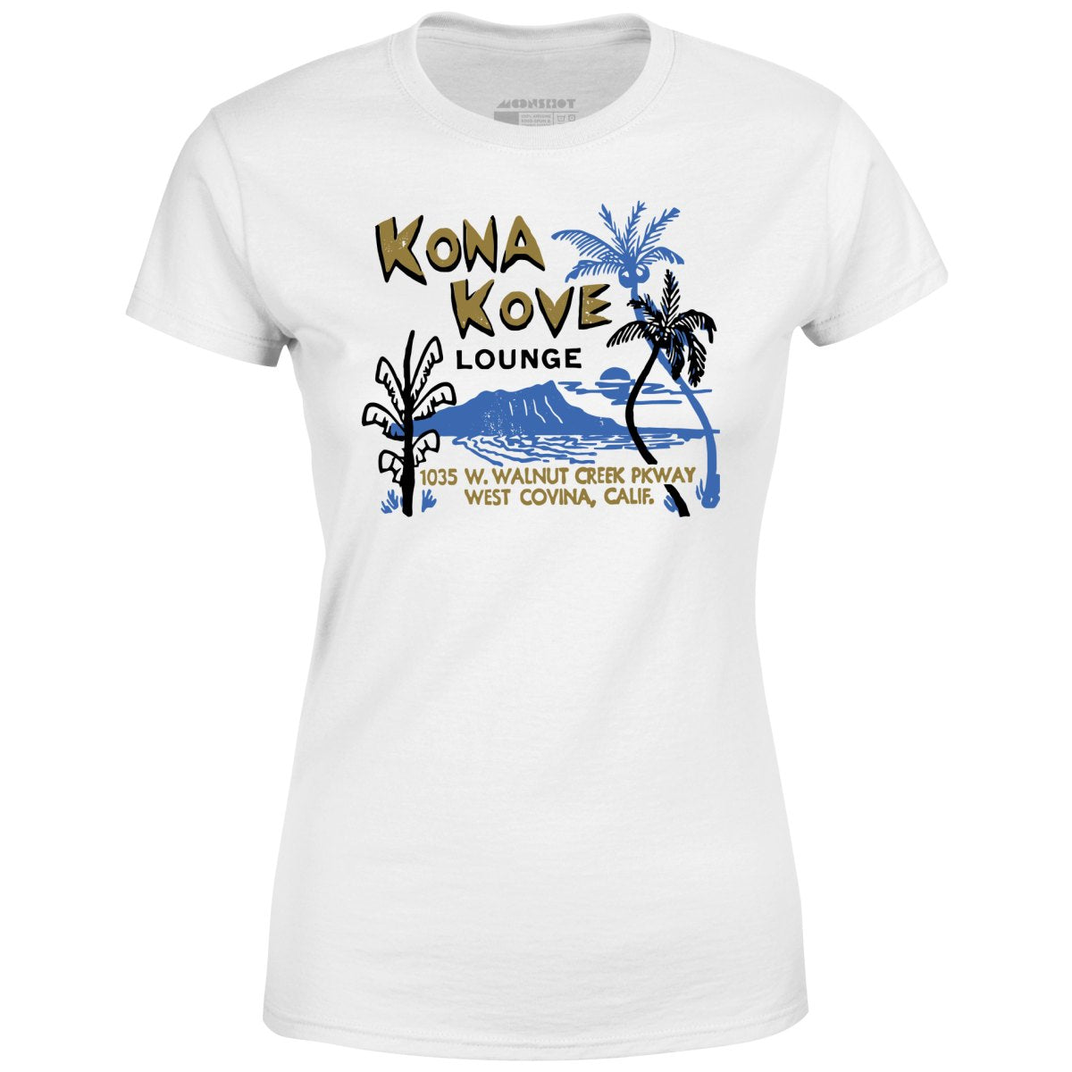 Kona Kove Lounge - West Covina, CA - Vintage Tiki Bar - Women's T-Shirt