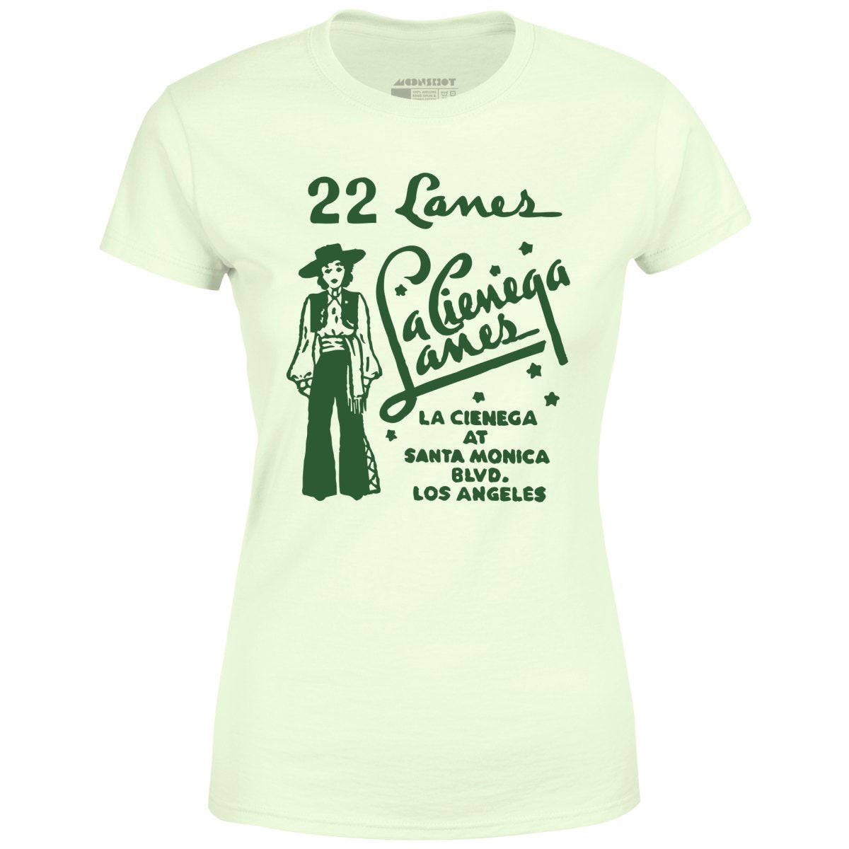 La Cienega Lanes - Los Angeles, CA - Vintage Bowling Alley - Women's T-Shirt