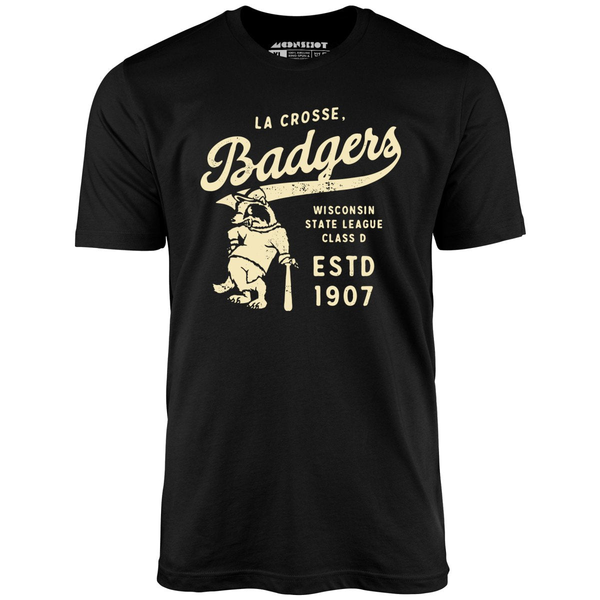 La Crosse Badgers - Wisconsin - Vintage Defunct Baseball Teams - Unisex T-Shirt