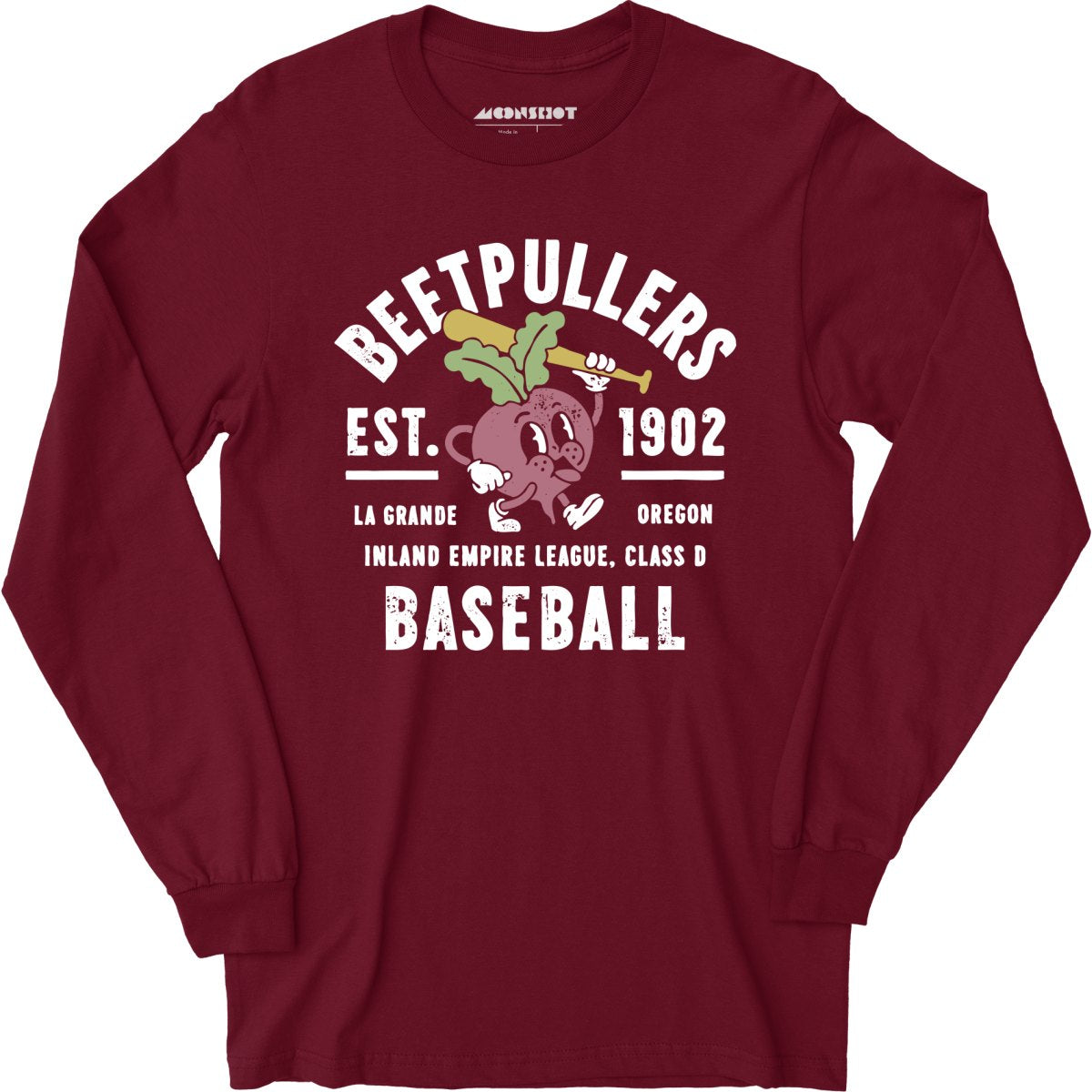 La Grande Beetpullers - Oregon - Vintage Defunct Baseball Teams - Long Sleeve T-Shirt