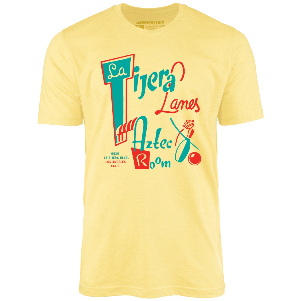 La Tijera Lanes - Los Angeles, CA - Vintage Bowling Alley - Unisex T-Shirt