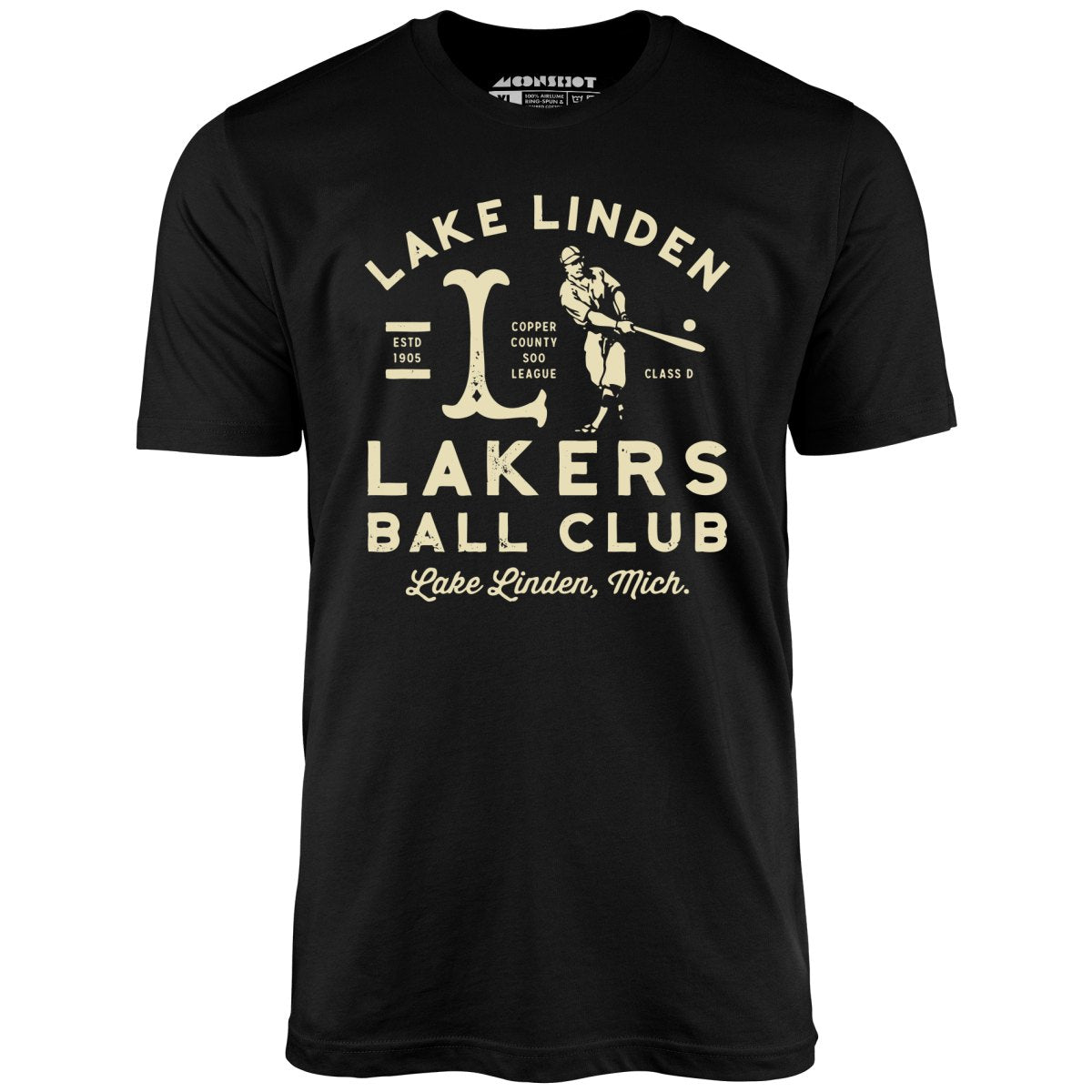 Lake Linden Lakers - Michigan - Vintage Defunct Baseball Teams - Unisex T-Shirt