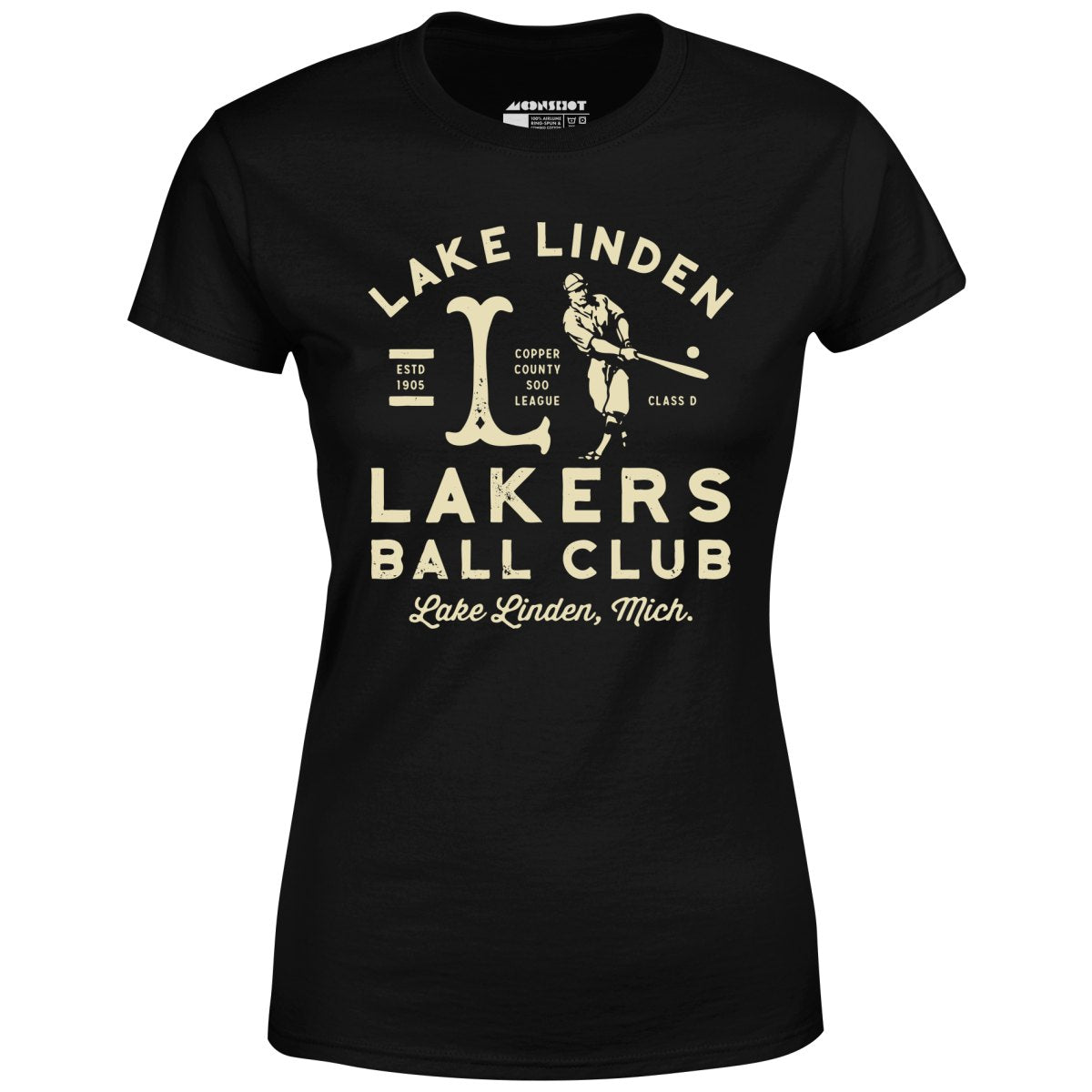 Lake Linden Lakers - Michigan - Vintage Defunct Baseball Teams - Women's T-Shirt