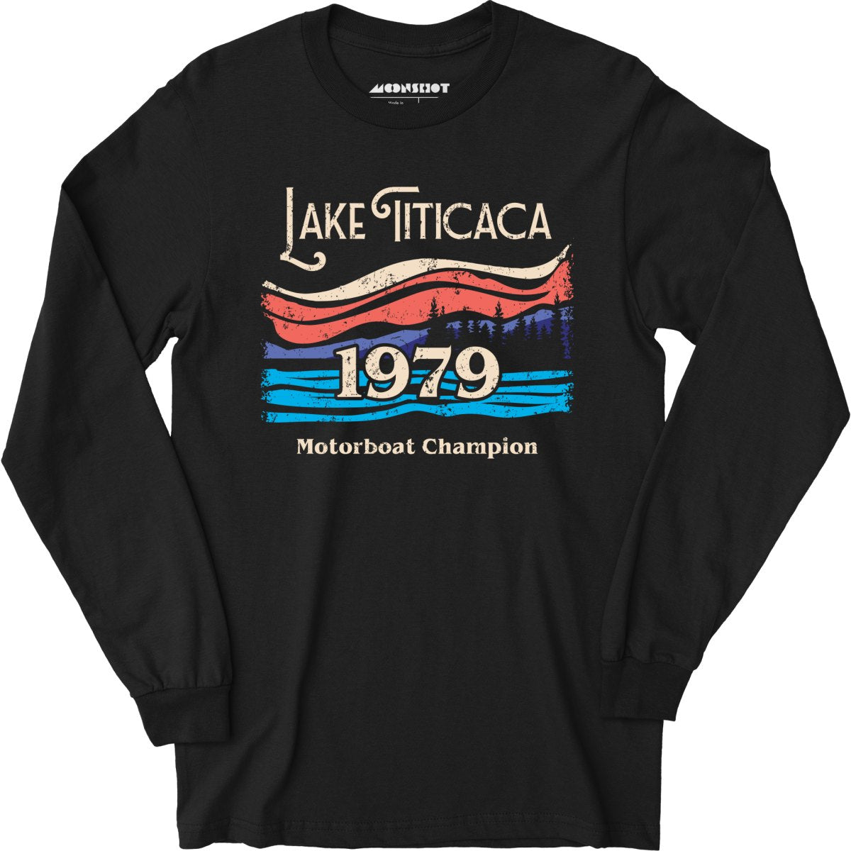 Lake Titicaca Motorboat Champion - Long Sleeve T-Shirt
