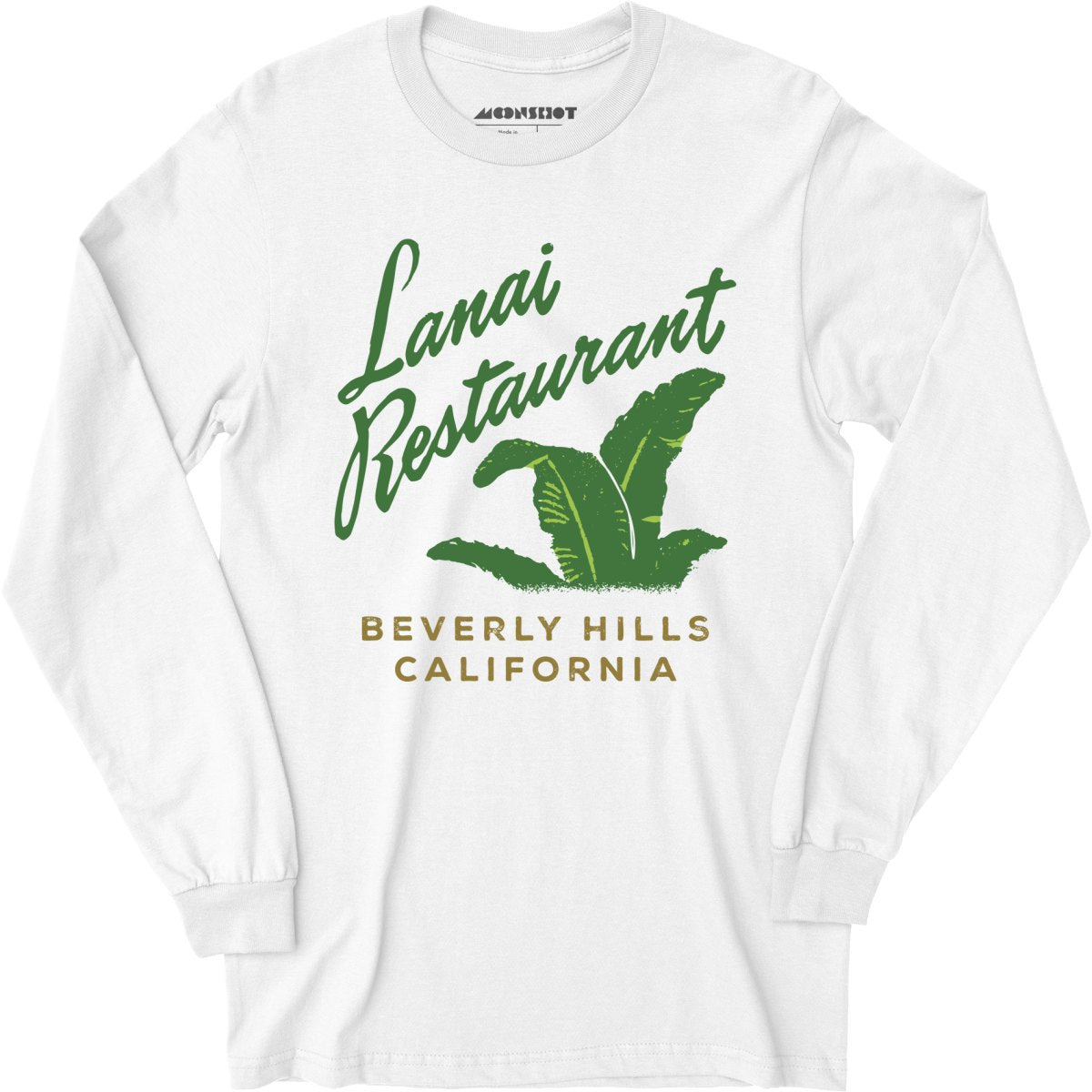 Lanai - Beverly Hills, CA - Vintage Restaurant - Long Sleeve T-Shirt