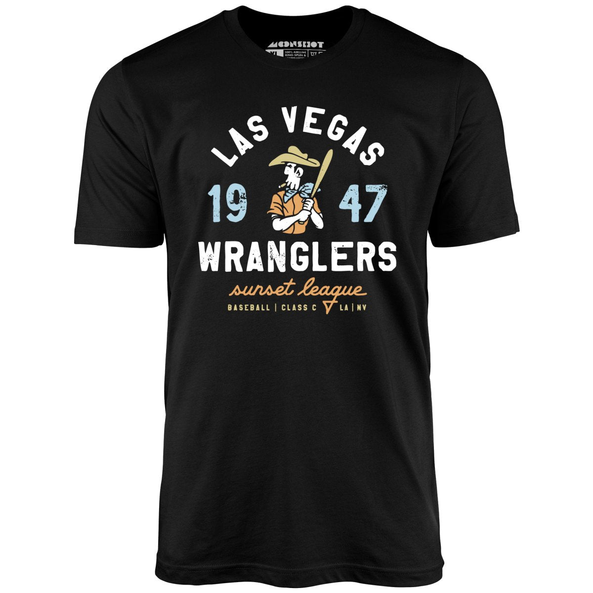 Las Vegas Wranglers - Nevada - Vintage Defunct Baseball Teams - Unisex T-Shirt