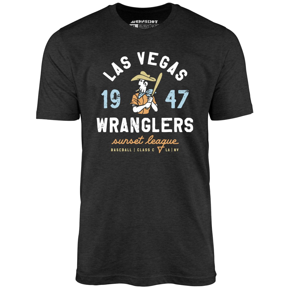 Las Vegas Wranglers - Nevada - Vintage Defunct Baseball Teams - Unisex T-Shirt