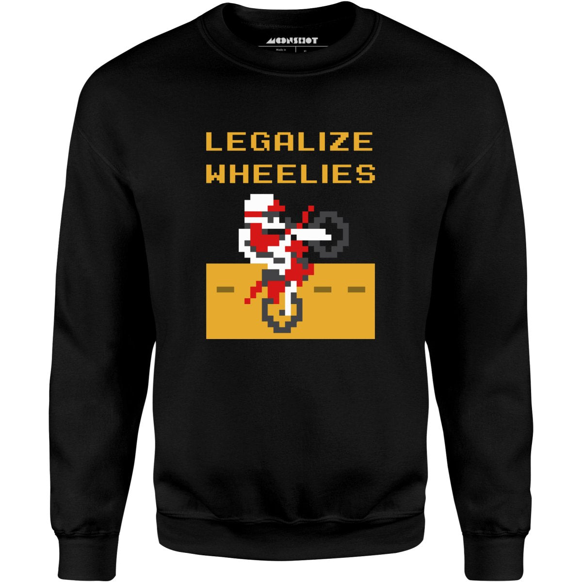 Legalize Wheelies 8bit - Unisex Sweatshirt